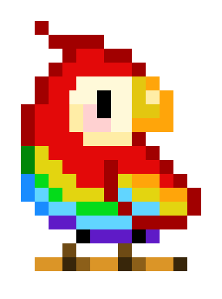 [79ba7e] Perry the Parrot