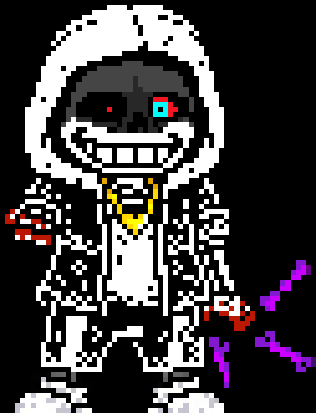 [59d515] -dust teleports away, then he blue souls fell, he throws him around then throws him into a bone zone, after he summons a large blaster and fires at fell--