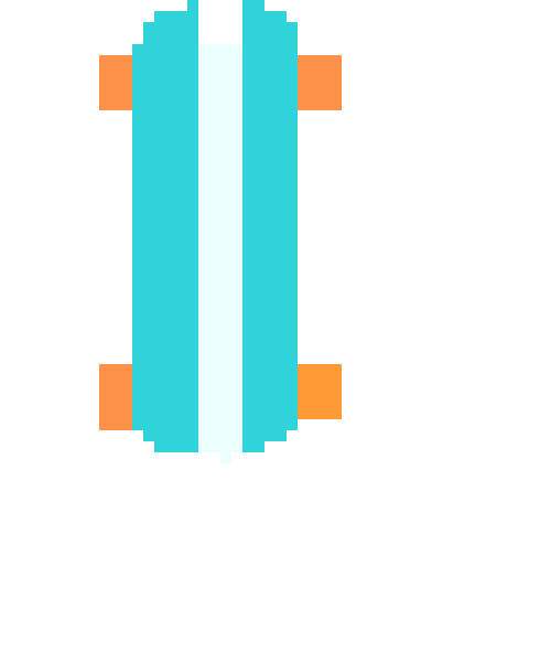 [d7b989] skateboad art