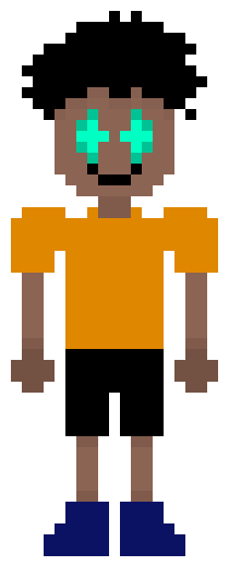 [25d002] LETS GO! *He rolls into the garage, and pulls out his drawing for refrence*