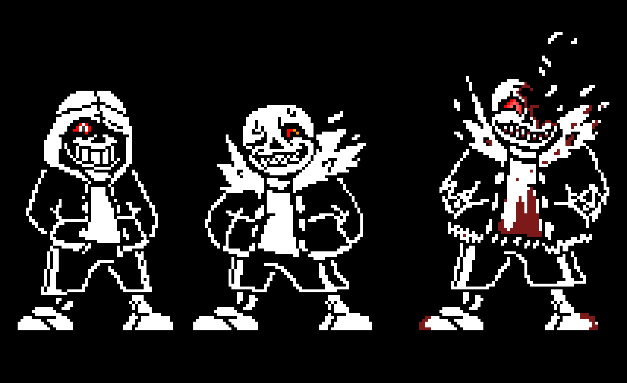 [2fbf6b] EOD Bad sanses ( Fell has killer's personality and killer has a kind personality so he replaces killer)