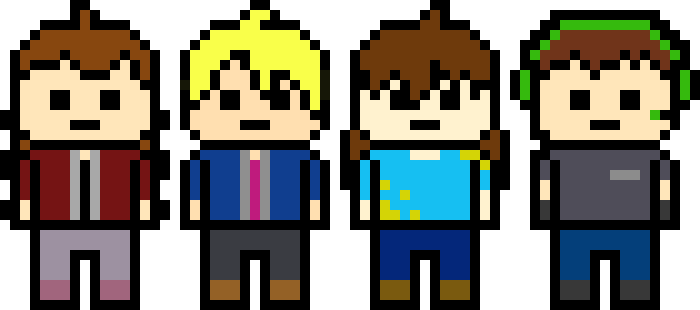 [6764f0] Danganronpa Pixel Sprite Base