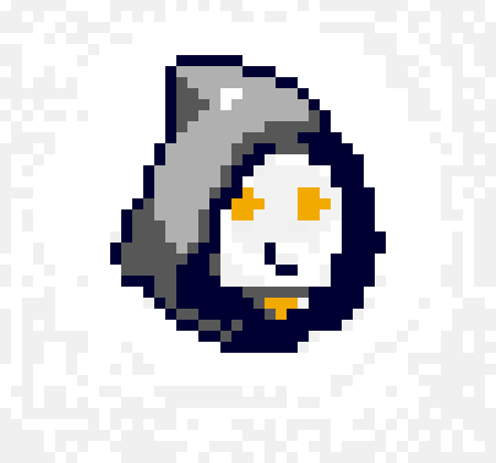 [dfb43a] Reaper Overwatch Pixel Face 