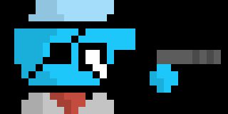 [3897d8] holds a gun just in case))