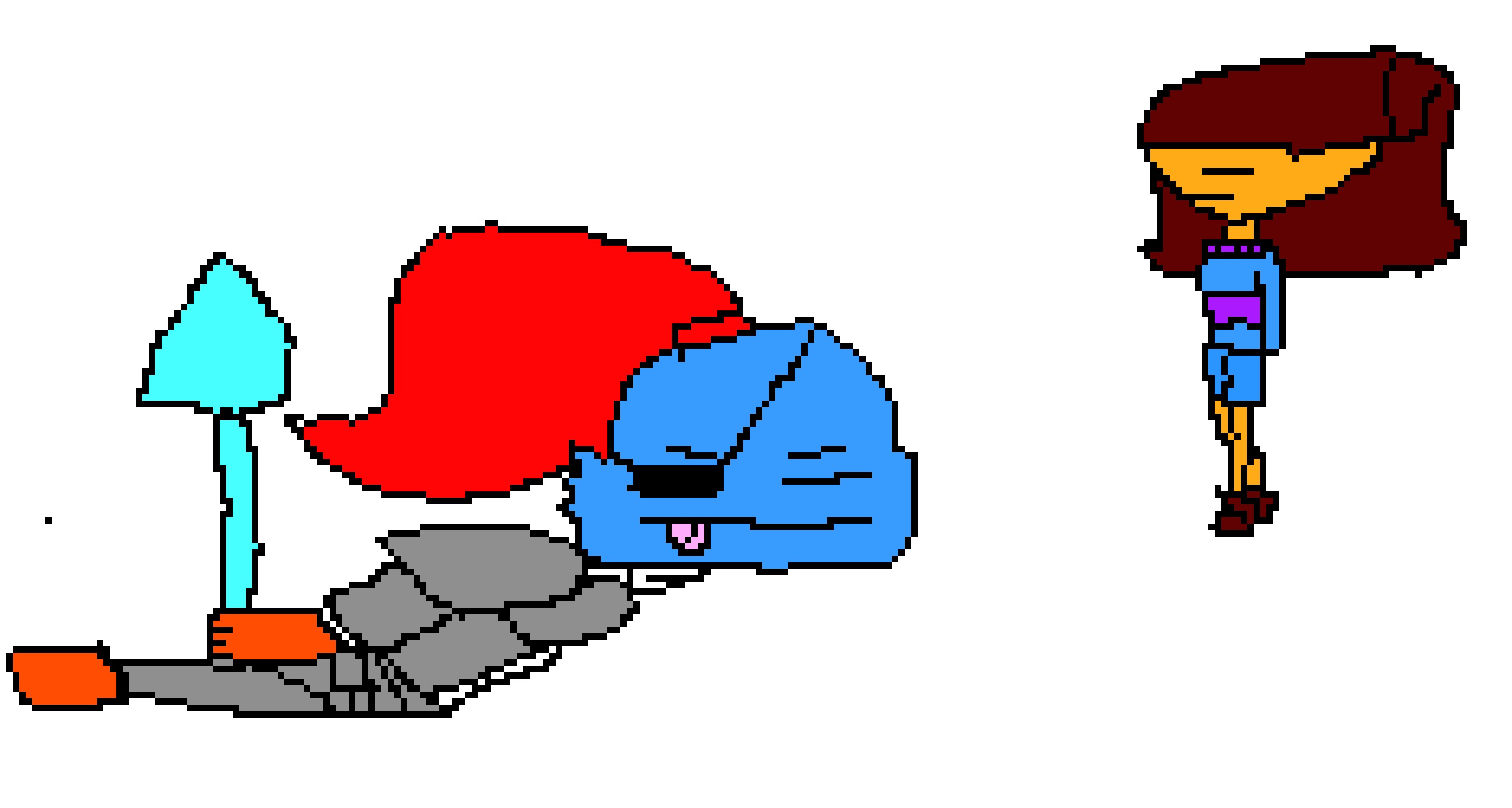 [9664c4] undyne in the hotlands undertale