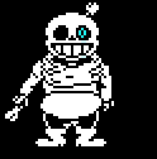 [b7d2ef] sans: here. (why are his legs so short? cuz papyrus's jacket is too damn big.)