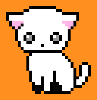 [f5cef4] Pixel Cat