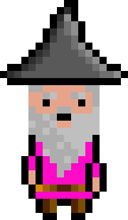 [bb0007] Pixel Wizard Pink Idle AniF4