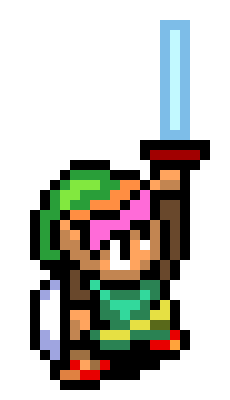 [7afeeb] Pixelated Link sprites