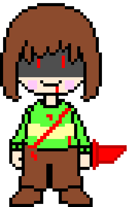 [1550bf] *throws 10 knifes* - Chara 