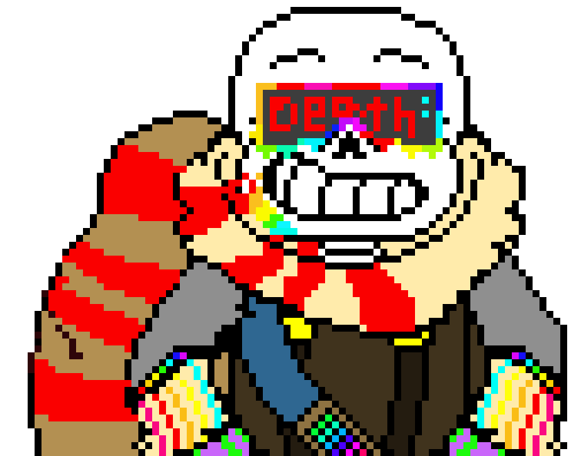 [017444] 1 head dog - Fresh!Ink sans