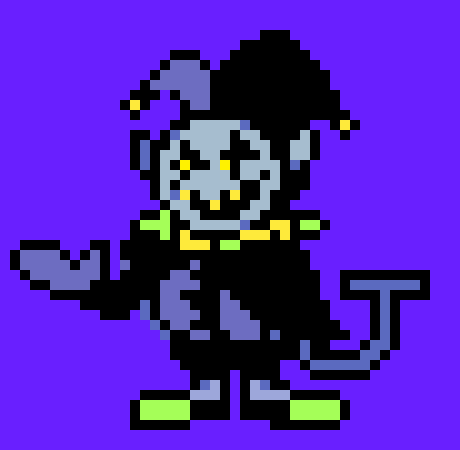 [970cdd] Jevil-*Takes like 80 hp off Jevil*PILP PILP LETS RIDE THE CAROUSEL!! *The Carousel attack began*
