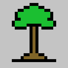 [258281] (sits down and blends in with the other trees). -Ez