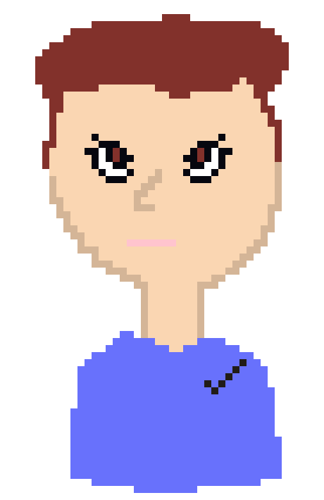 [fe9614] Pixel art portrait 