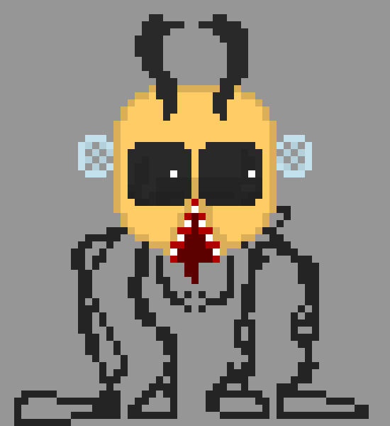 [6a27ef] food detected! *teleports into hive and puts alexs foot in my mouth and chomps on it*-dumbee