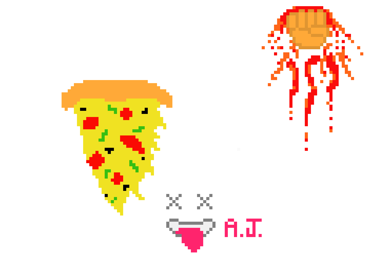 [9664c4] pizza pixel art AJ yup