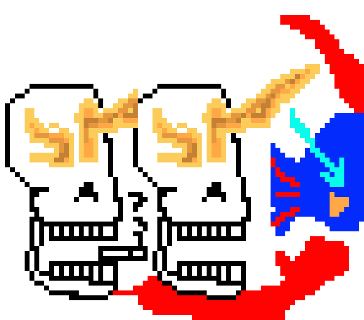 [3fcaee] undyne make sans green *undyne makes sans green* try dogeing now * summons LOTS AND LOTS of big gasterblasters and spears and bones * AND FIRE!!!!!!!!!