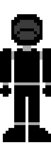 [25d002] *He puts his Rifle away, Holding his latern*