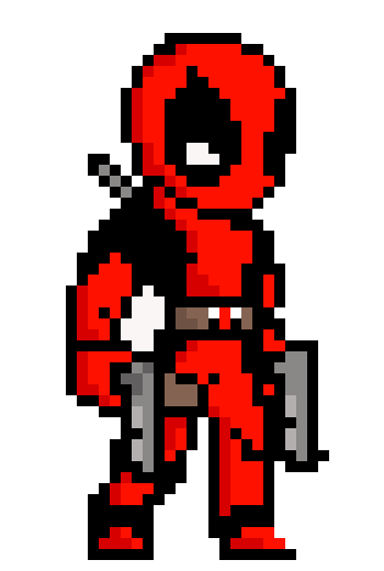 [9664c4] deadpool pixel art 