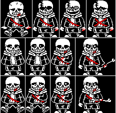 [f22500] Undertale Last Breath Phase 3 , 1 and 2 from above to bottom - DST