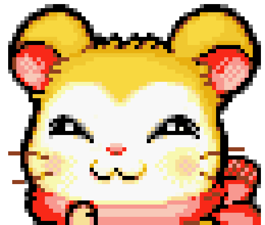 [6c4273] I hope the others like this sprite sheet too, sucks I couldn't make one of Hamtaro, that's who I really wanted... but this guy is cute too.. uhm, I should really actually do research on who these characters are