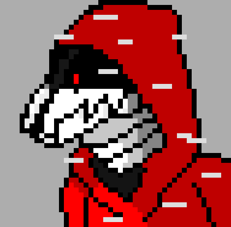 [7398c2] *Starts to glitch* STAY AWAY!! I dont want to hurt you guys! :Red