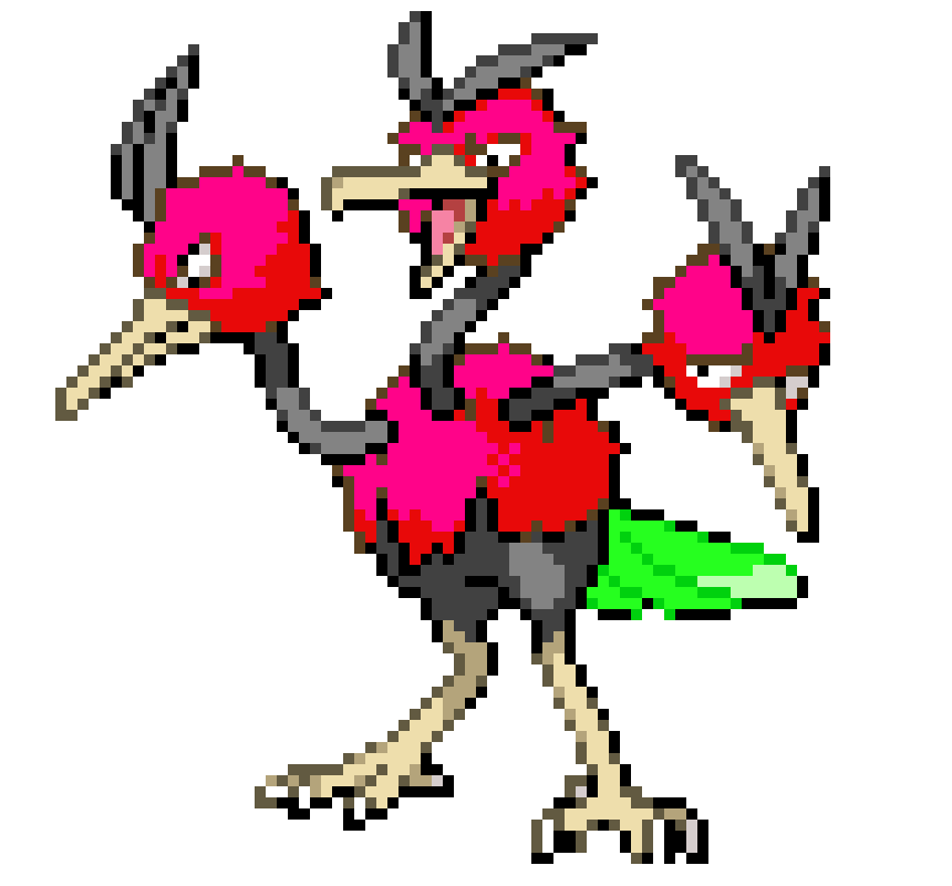 [e180a0] Shiny Dodrio Redesign