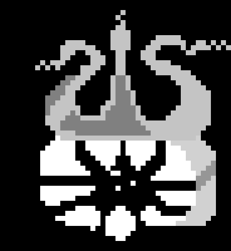 [8206a1] *glitches to the dog and stabbing him until he,s a pile of slime* Huh..-Ace