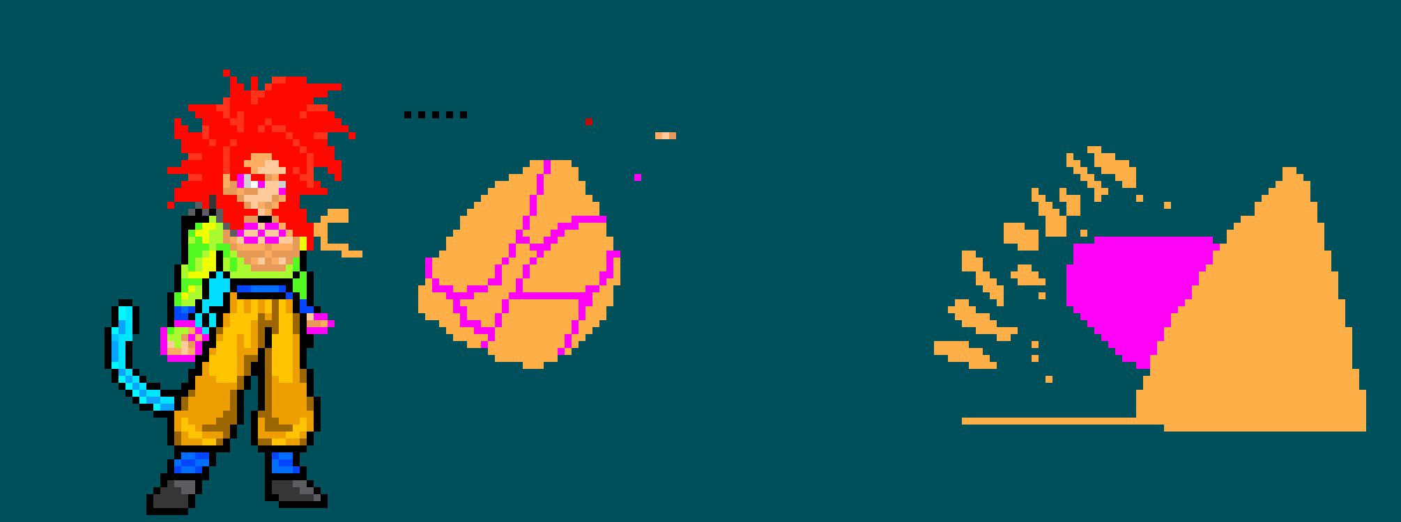 [993fcc] Super Saiyan Infinity Goku Toying With His Enemy