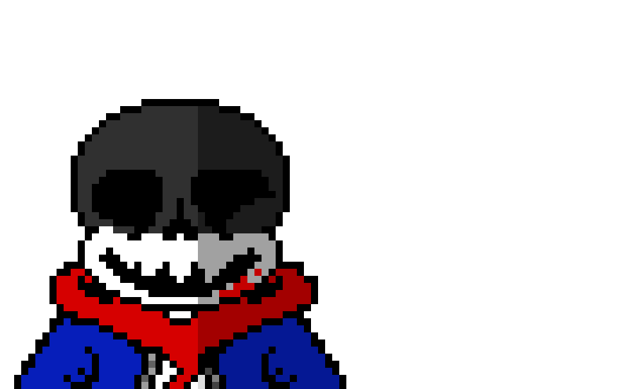 [50e264] *Blocks blaster and sends out a knife at fell*