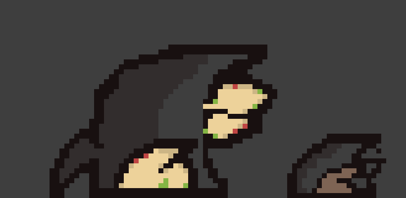 [7e7a2a] Oh yeah, btw joy mutant Atrose's head is literally just a bigger and deformed version of the "bandana" if you didn't catch on.