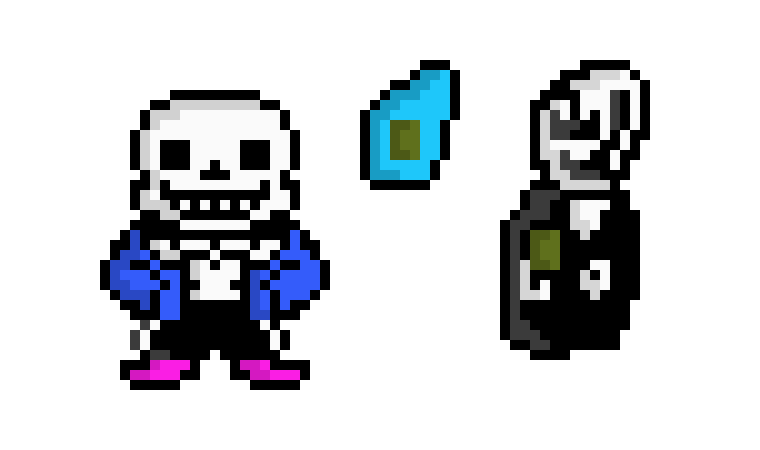 [9664c4] Sans And Gaster HD
