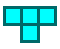 [daf9be] T Tetris Block