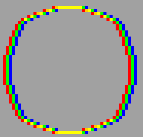 [0db4f0] glitchy circle