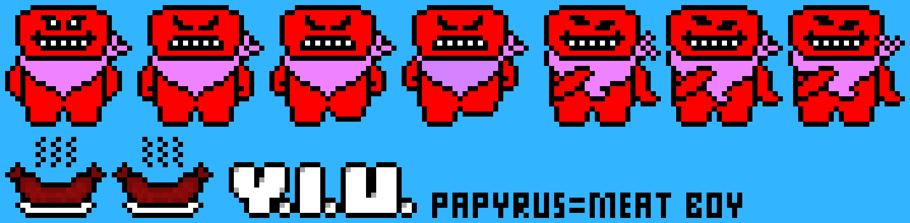 [9664c4] Your Indie Underground (My AU) Papyrus = Meat Boy