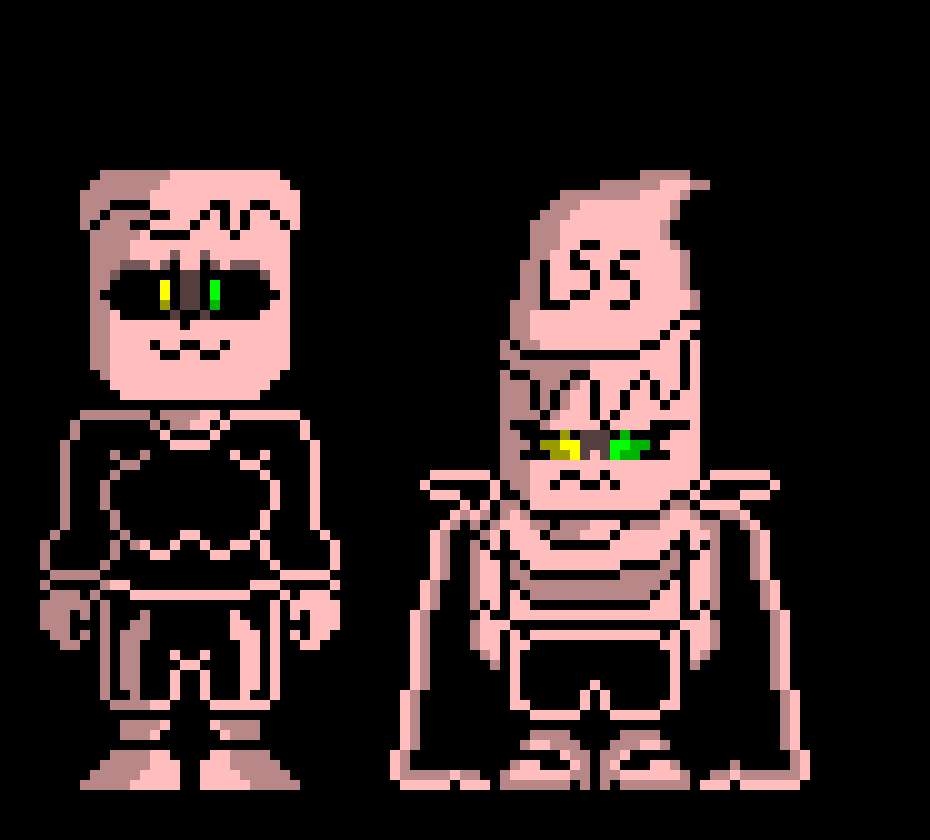 [db17e5] Alright, here is the size of LSS compared to SSL. SSL is much shorter even though he has that little hat thing on which makes him look taller. [lss]