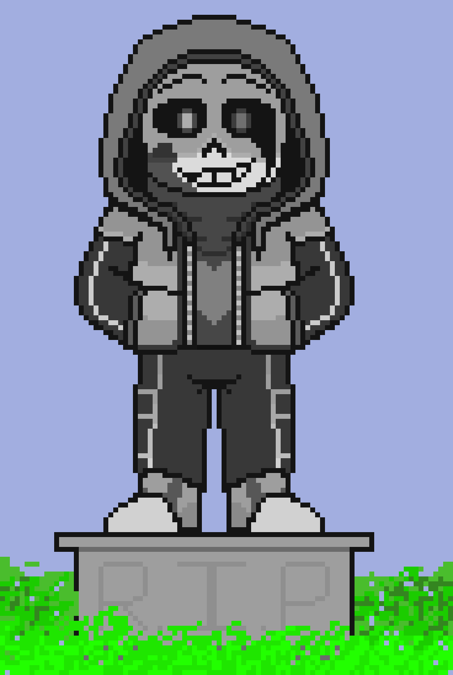 [752b4c] (It`s in a separate place from the graveyard. A whole new place in PAM that wasn`t there before, actually. Chris can find it, it should be pretty easy. It`s on a hill on the outskirts of PAM, with the grave and tree I described on top. -BD)