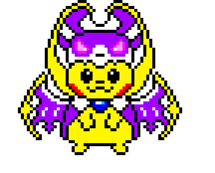 [9664c4] Pikachu in a lunala costume