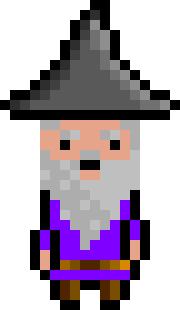 [bb0007] Pixel Wizard Purple Idle AniF1