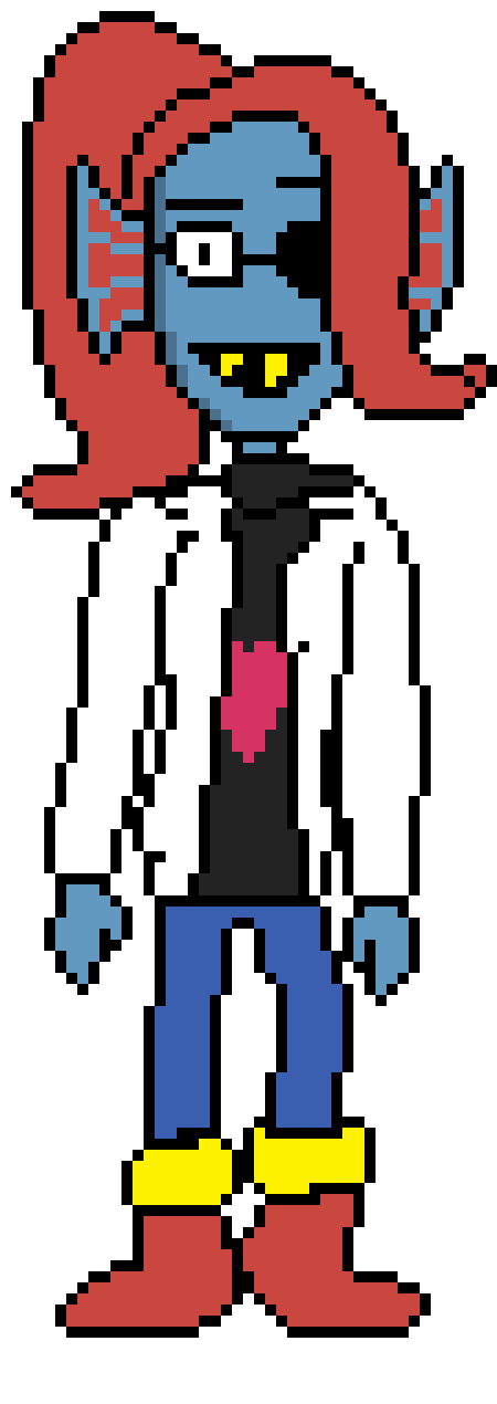 [5accb8] They're at mine and Alphys' lab. I wouldn't just carry around two framed PHD's.}SE!Undyne