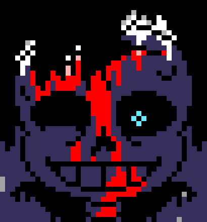 [7ce906] *(Seems like he's about to do his JOB.) -HorrorTale Sans