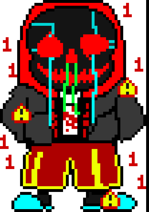 [3354ce] ugly sans oc forgot to stop recording(so ugly never come back)