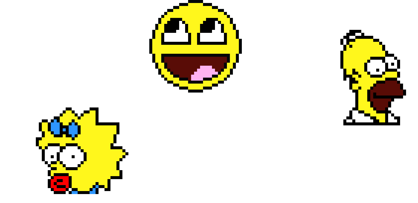 [9664c4] Homer, Maggie and Happy Face