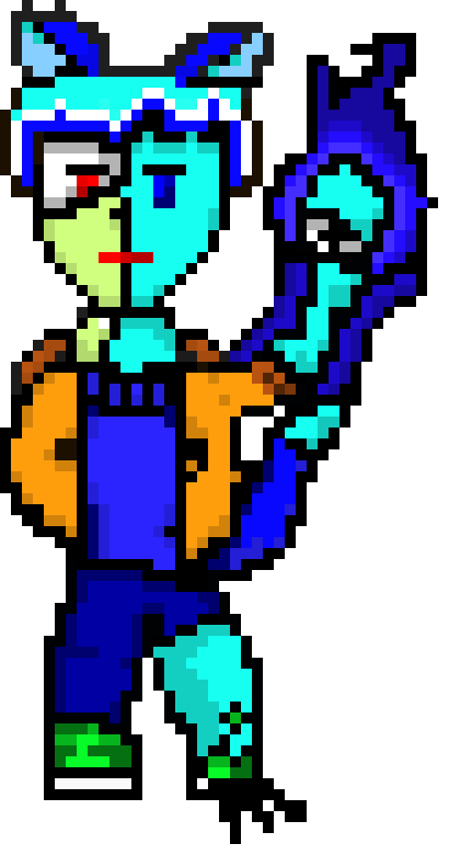 [04f305] -lands and uses his arm to smash into him and then he explodes- die...