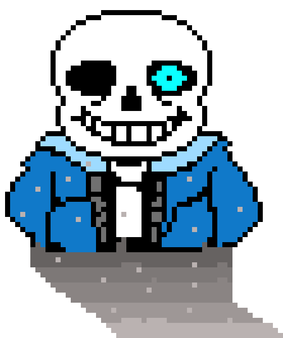 [2b48cc] Sans  spirit  (humantale) blue eye 2