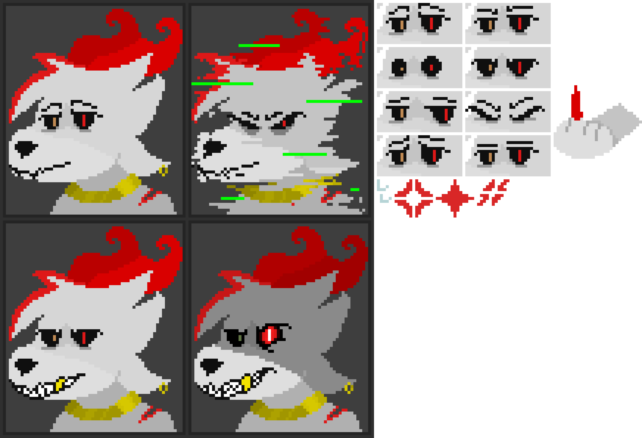 [63ceb7] "Fallen Terrie [Finx'es, version] | Sprite sheet save..... I also plan on making a character for some..... "Extermination" of a creature type since it is starting to be a problem.....