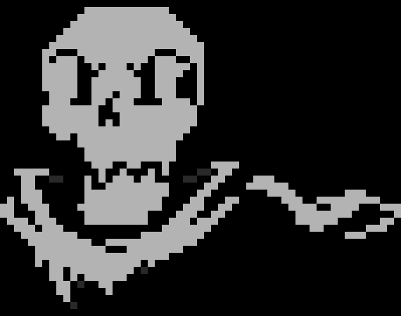 [a23199] *Papyrus comes out of nowhere* No?! *punches the person who is taking shadow*