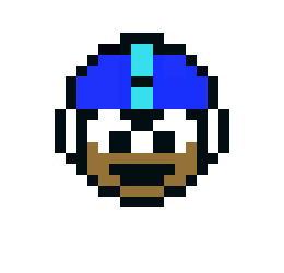 [9664c4] Black Megaman 1up again