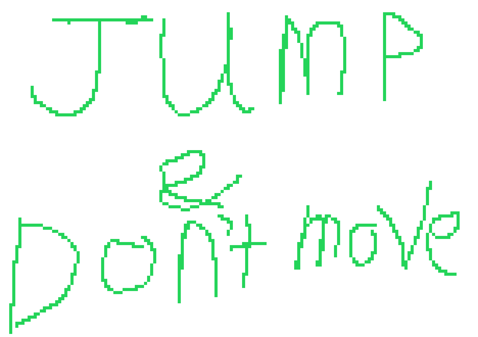 [9664c4] Jump and Don't Move