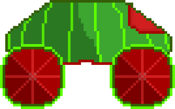 [80f7d8] Watermelon car